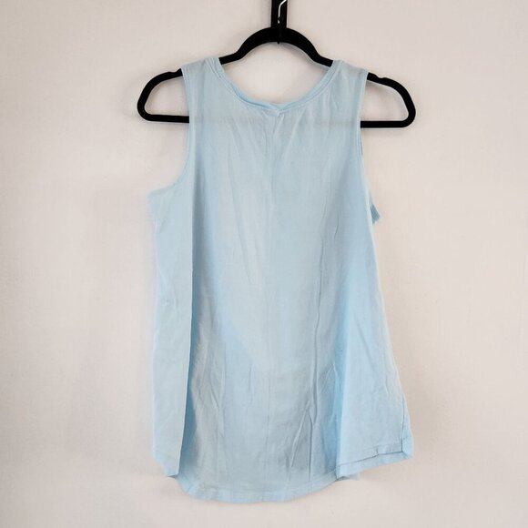 Simply Southern Blue Tank Top Tee T-Shirt Beachy Dog Nautical Women's L - Picture 2 of 4